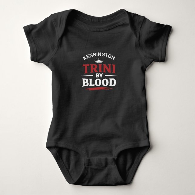 TRINI durch BLUT SCHWARZ Baby Strampler (Vorderseite)
