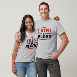 TRINI durch BLUT -SCHWARZER TEXT T-Shirt