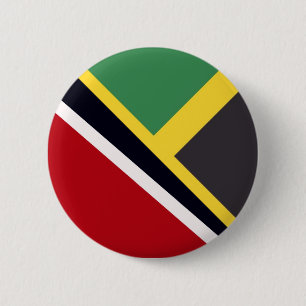Trini Jamaican Flag   Trinidad Jamaica Flag Button