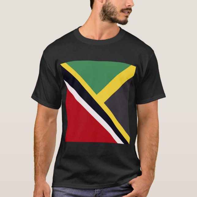Trini Jamaican Flag | Trinidad Jamaica Flag Men Wo T-Shirt (Vorderseite)