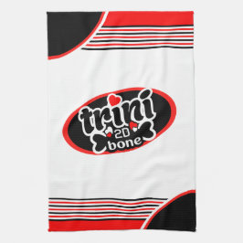 Trini to de Bone on )Ihre Farbe) Geschirrtuch