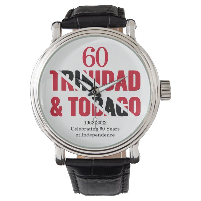 TRINIDAD 60 Jahre Unabhängigkeit Armbanduhr (Vorderseite)