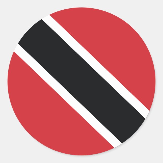 Trinidad and Tobago National Flag Sticker (Vorderseite)