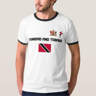 TRINIDAD- AND TOBAGOfußball-ANHÄNGER-T - SHIRT