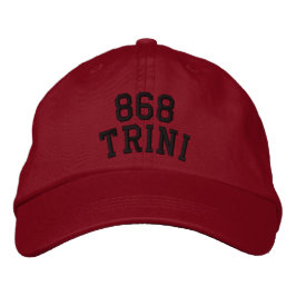 Trinidad Area Code Hat 868 Bestickte Baseballkappe