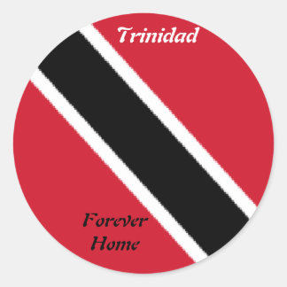 Trinidad-Aufkleber Runder Aufkleber