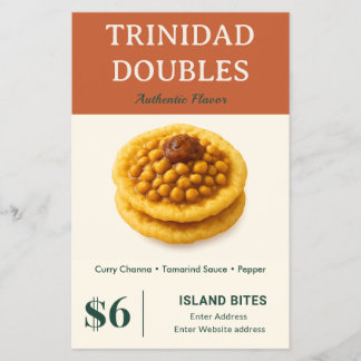 Trinidad Doubles Authentischer Geschmack Kleinunte Flyer