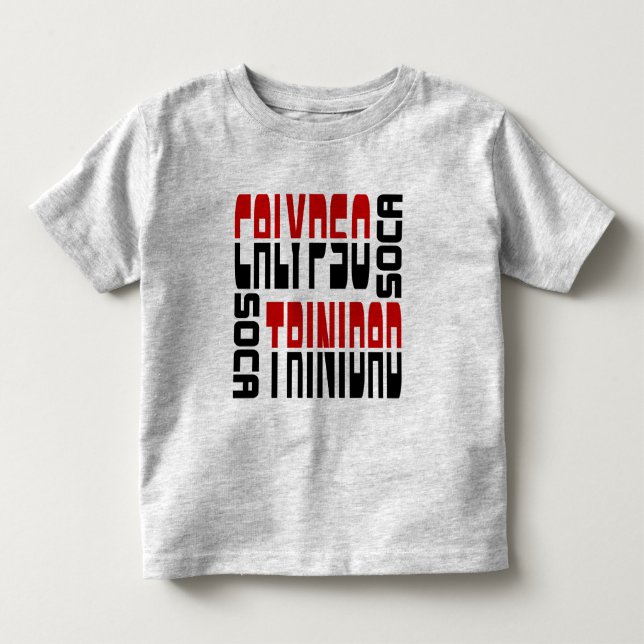 Trinidad-Kalypso Soca Würfel Kleinkind T-shirt (Vorderseite)