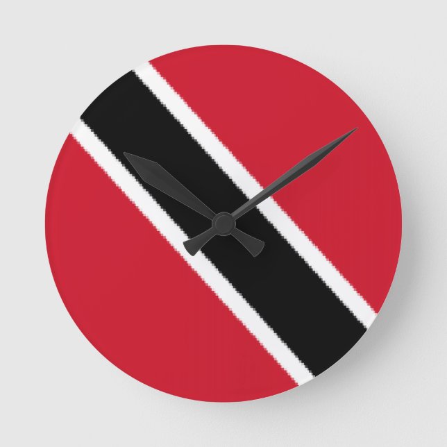 Trinidad Runde Wanduhr (Vorderseite)