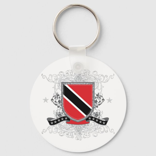 Trinidad Shield Schlüsselanhänger (Vorderseite)