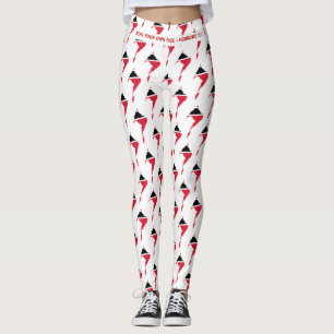 TRINIDAD TOBAGO Christliche Custom RUN IHRE EIGENE Leggings
