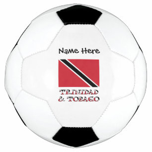 Trinidad Tobago Trinidadischer Flagge Kachel Perso Fußball