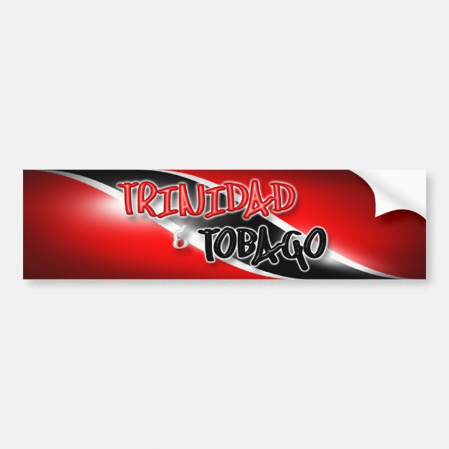 Trinidad- u. Tobago-Autoaufkleber Autoaufkleber (Vorne)