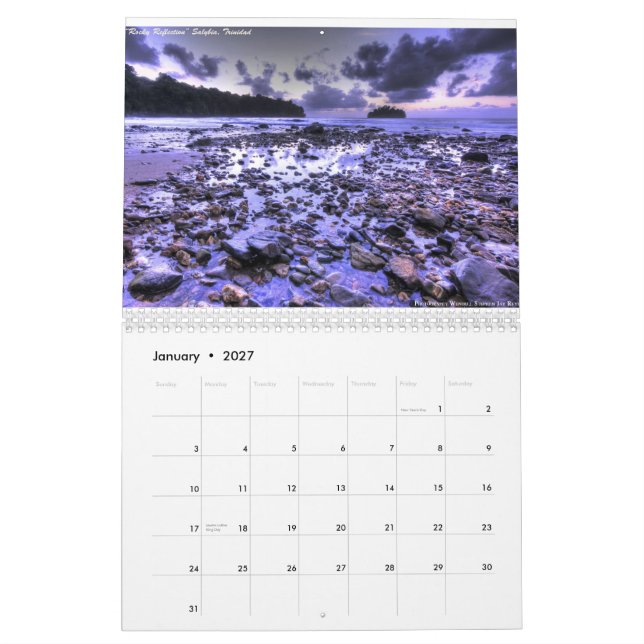 Trinidad- u. Tobago-Perspektiven 2013 Kalender (Jan 2027)