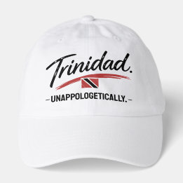 Trinidad Unapologetically Pride SCHWARZER TEXT Truckerkappe