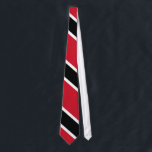 Trinidad und krawatte<br><div class="desc">Trinidad und Tobago-Flaggen-Rot,  Schwarzweiss-darstellenfeuer,  Erde,  Wasser. Seesun-Sand-Staatsflagge-Fahne</div>
