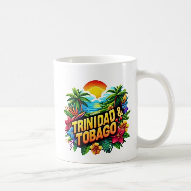 Trinidad und Tabago Kaffeetasse (Rechts)