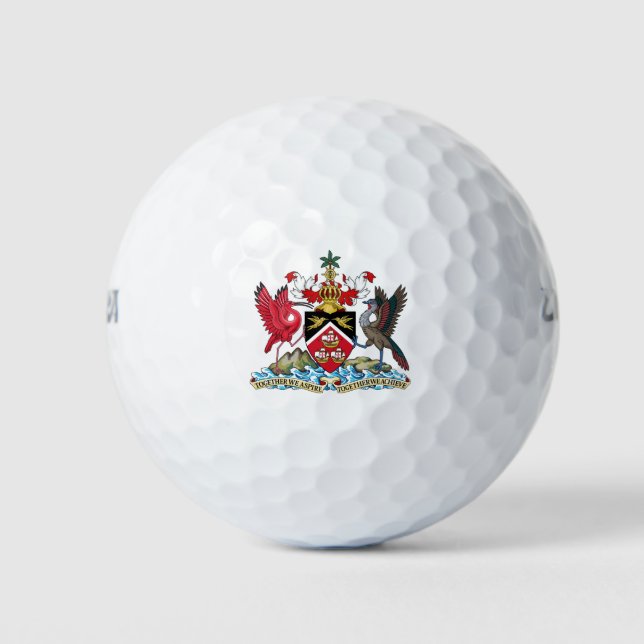 Trinidad- und Tabaklogo Golfball (Vorderseite)
