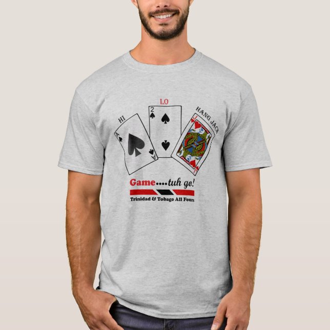 Trinidad und Tobago alles Fours T-Shirt (Vorderseite)