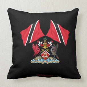 Trinidad und Tobago Flag 01 Kissen
