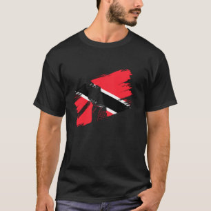 Trinidad und Tobago Flag Cricket Fan Player Coach T-Shirt