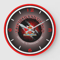 Trinidad und Tobago Flag (Dot Pattern)