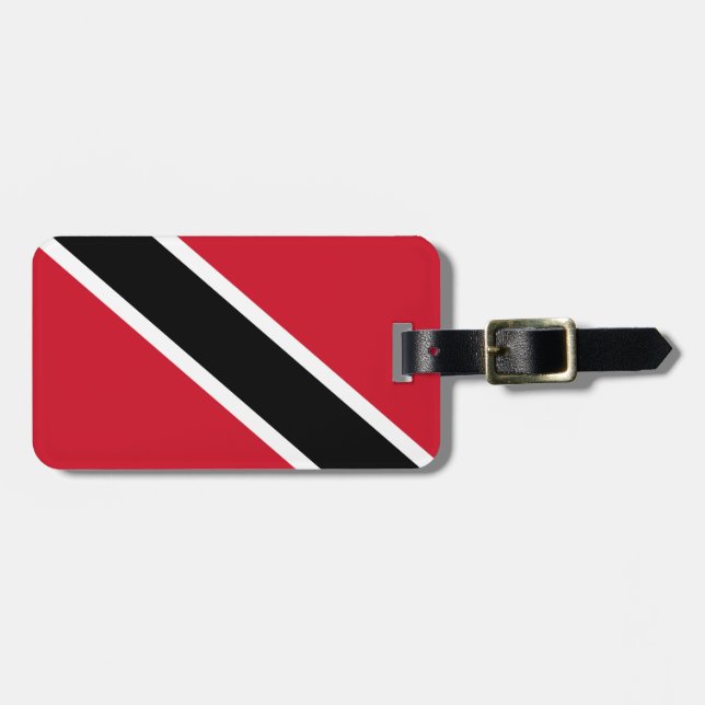 Trinidad und Tobago Flag Gepäckanhänger (Vorderseite horizontal)