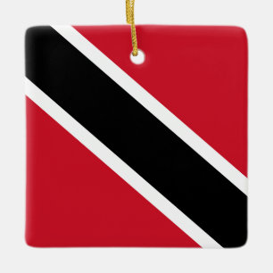 Trinidad und Tobago Flag Keramikornament