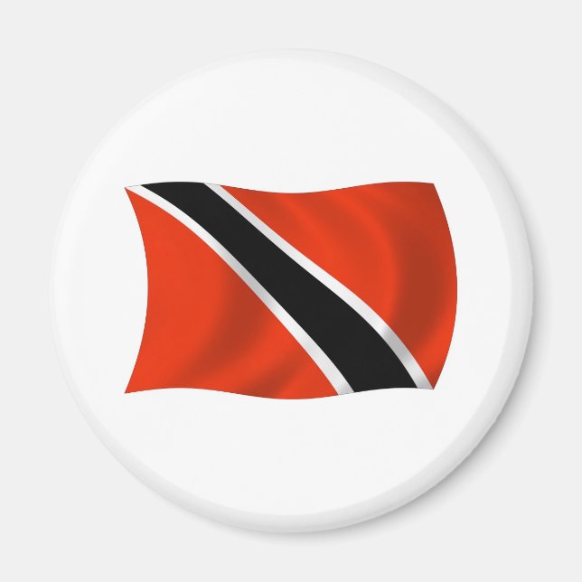 Trinidad und Tobago Flag Magnet (Vorne)
