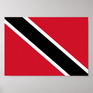 Trinidad und Tobago Flag Poster