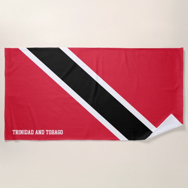 Trinidad und Tobago Flag Splendid Patriotic Strandtuch (Vorderseite)