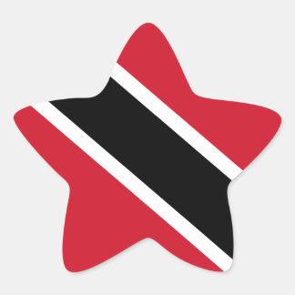 Trinidad und Tobago Flag Stern-Aufkleber