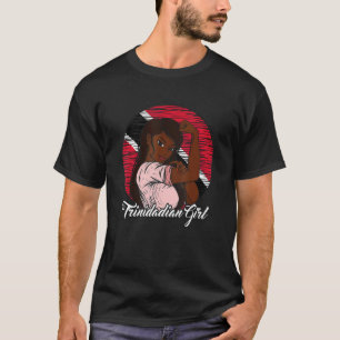 Trinidad und Tobago Flag Trinidadian Girl T-Shirt
