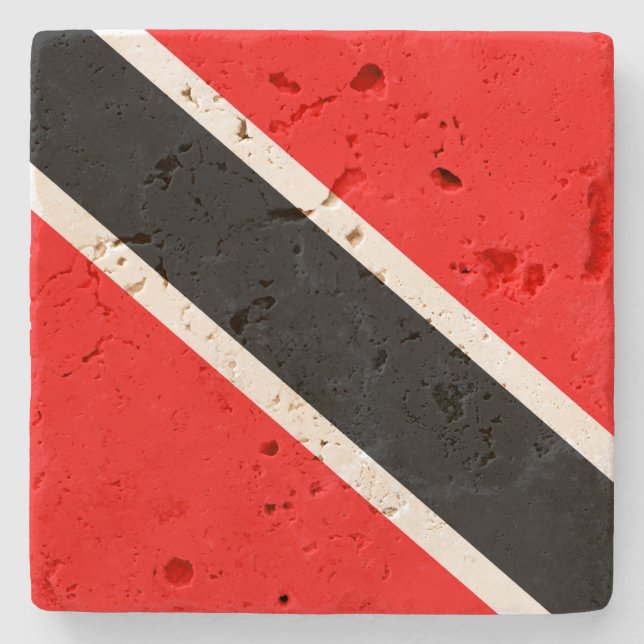Trinidad und Tobago Flag Untersetzer (Vorderseite)