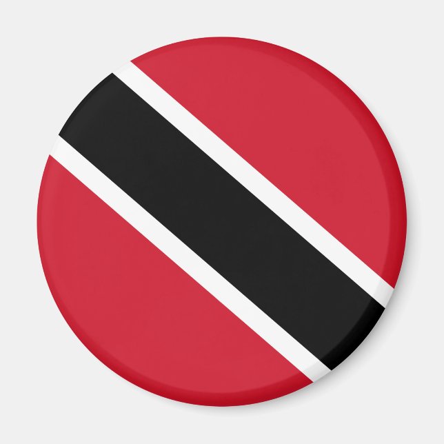 Trinidad und Tobago-Flagge Magnet (Vorne)