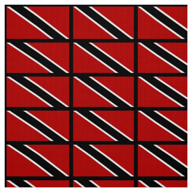 Trinidad und Tobago-Flagge Stoff (Muster)