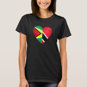 Trinidad und Tobago Flagge Trini Guyana Guyanese F T-Shirt