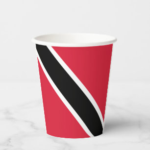 Trinidad und Tobago Flaggentassen Pappbecher