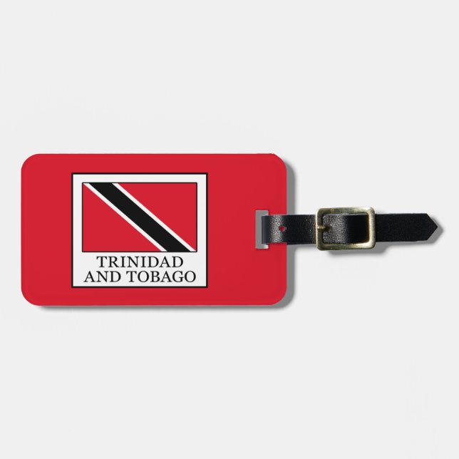 Trinidad und Tobago Gepäckanhänger (Vorderseite horizontal)