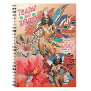 Trinidad und Tobago Icona Kunst, Dichtung und Musi Notizblock