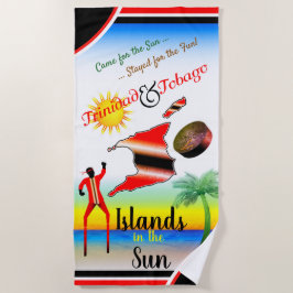 Trinidad und Tobago - Inseln in der Sonne Strandtuch