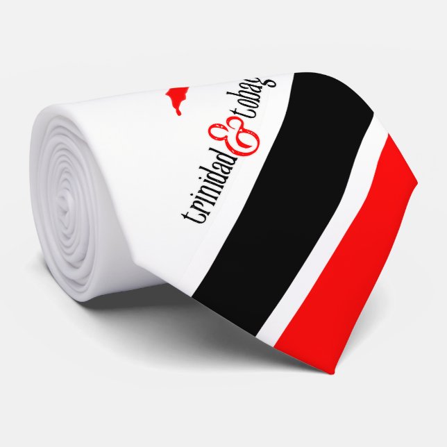 Trinidad und Tobago / Karte Krawatte (Gerollt)