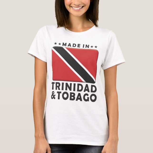 Trinidad und Tobago machte T-Shirt (Vorderseite)