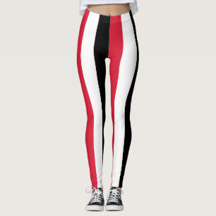 Trinidad und Tobago National Flag Farben gestriche Leggings