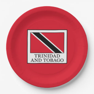 Trinidad und Tobago Pappteller