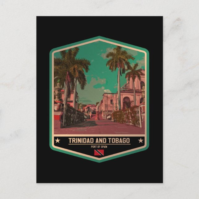 Trinidad und Tobago Postkarte (Vorderseite)
