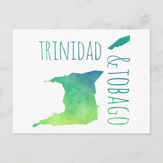 Trinidad und Tobago Postkarte (Vorderseite)