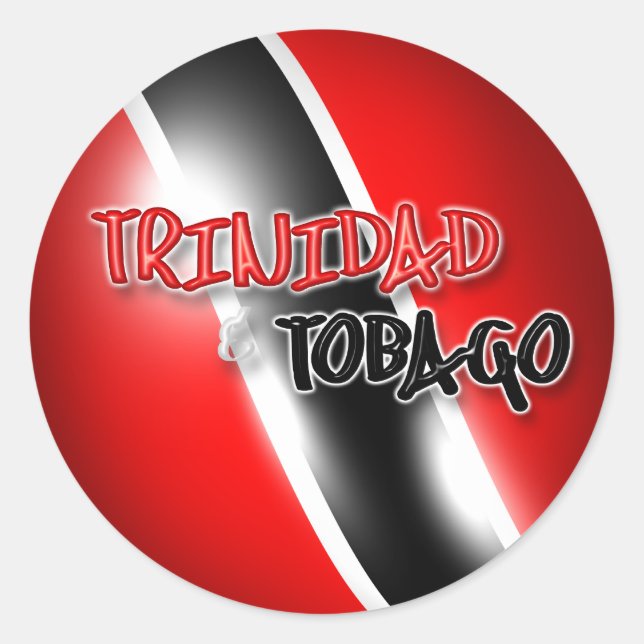 Trinidad und Tobago Sticker (Vorderseite)
