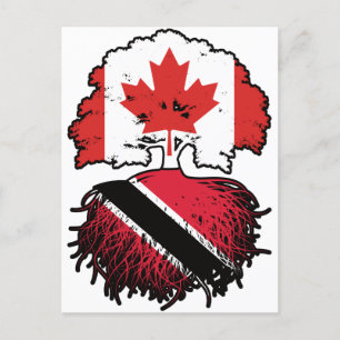 Trinidad und Tobago Trinidadian Kanada Postkarte