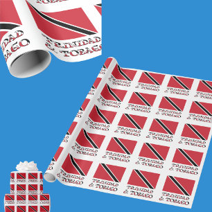 Trinidad und Tobago Trinidadian Tobagonian Flagge Geschenkpapier
